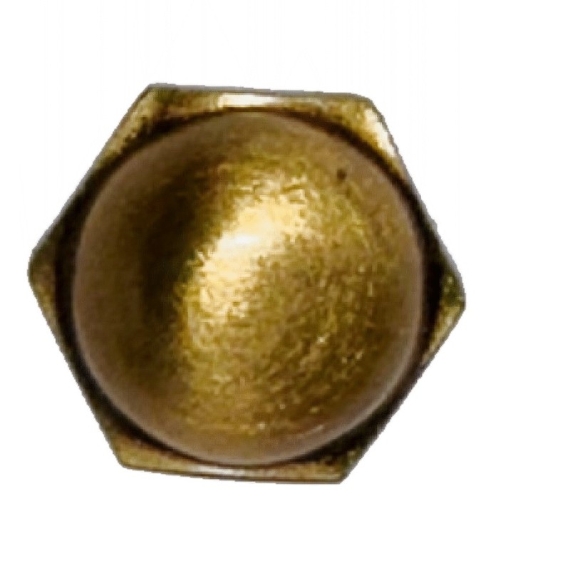 EMBELLECEDOR EXAGONAL BRONCE  PARA LAPIDAS