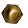 EMBELLECEDOR EXAGONAL BRONCE  PARA LAPIDAS