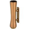 Florero búcaro bronce adhesivo para lápidas 14 cm