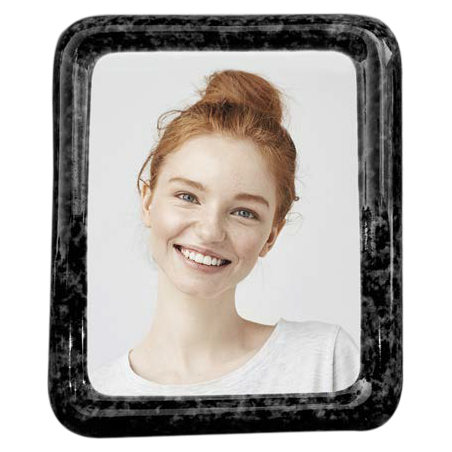 Foto porcelana marco color